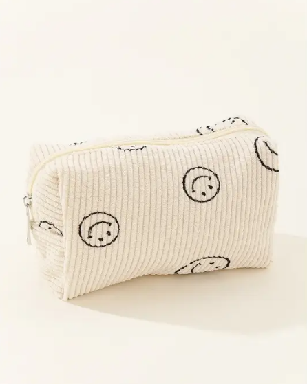 Happy Face Cosmetic Bags - Assorted
