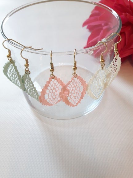Southern Charm Lace Earrings By MAF- Assorted
