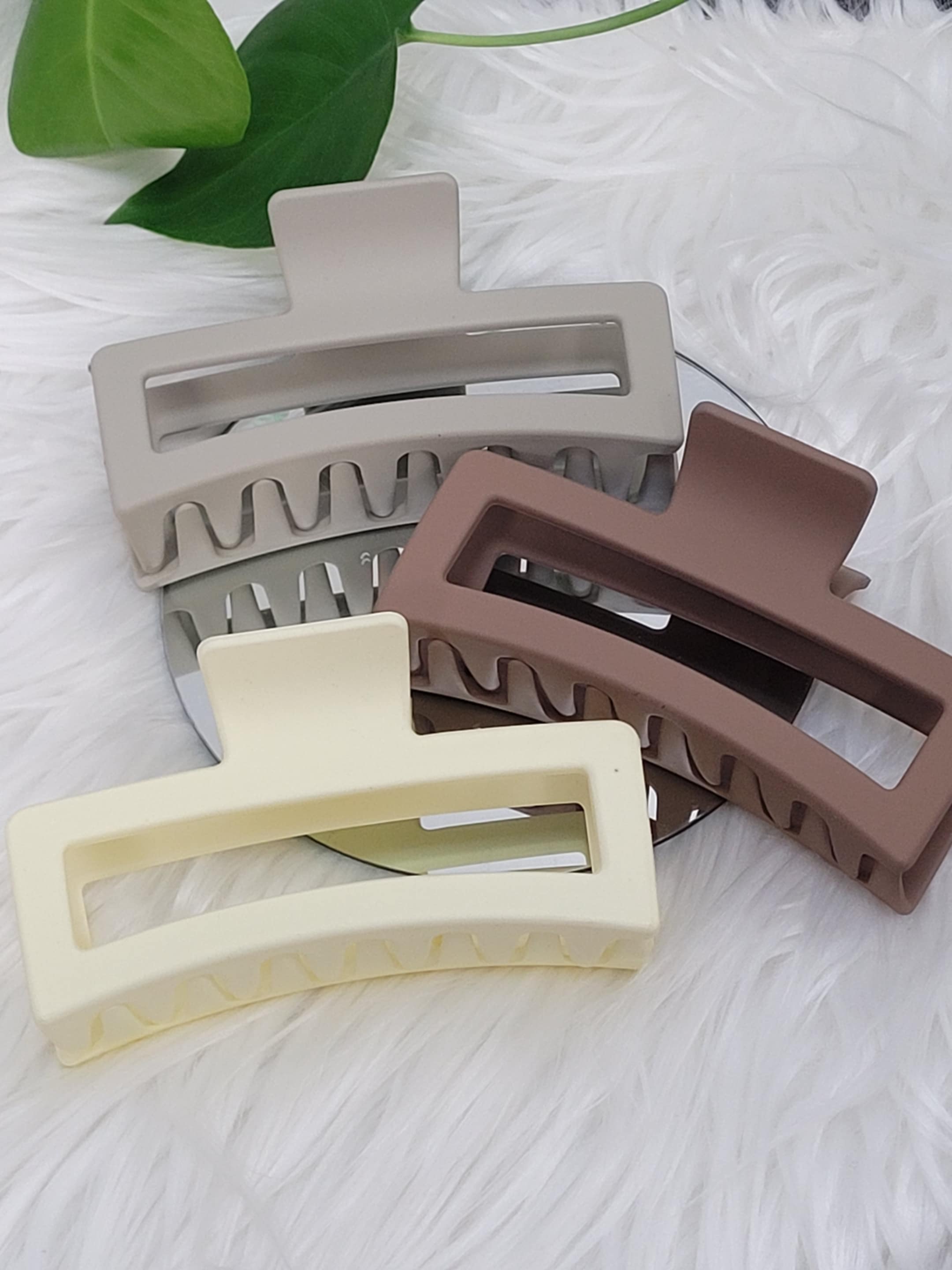 Candy Matte Hair Clips Xlarge - Assorted