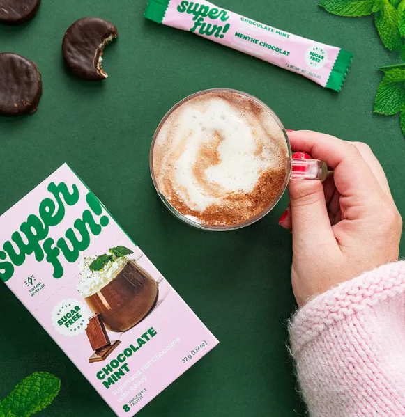 Tealish Chocolate Mint Superfood Hot Chocolate