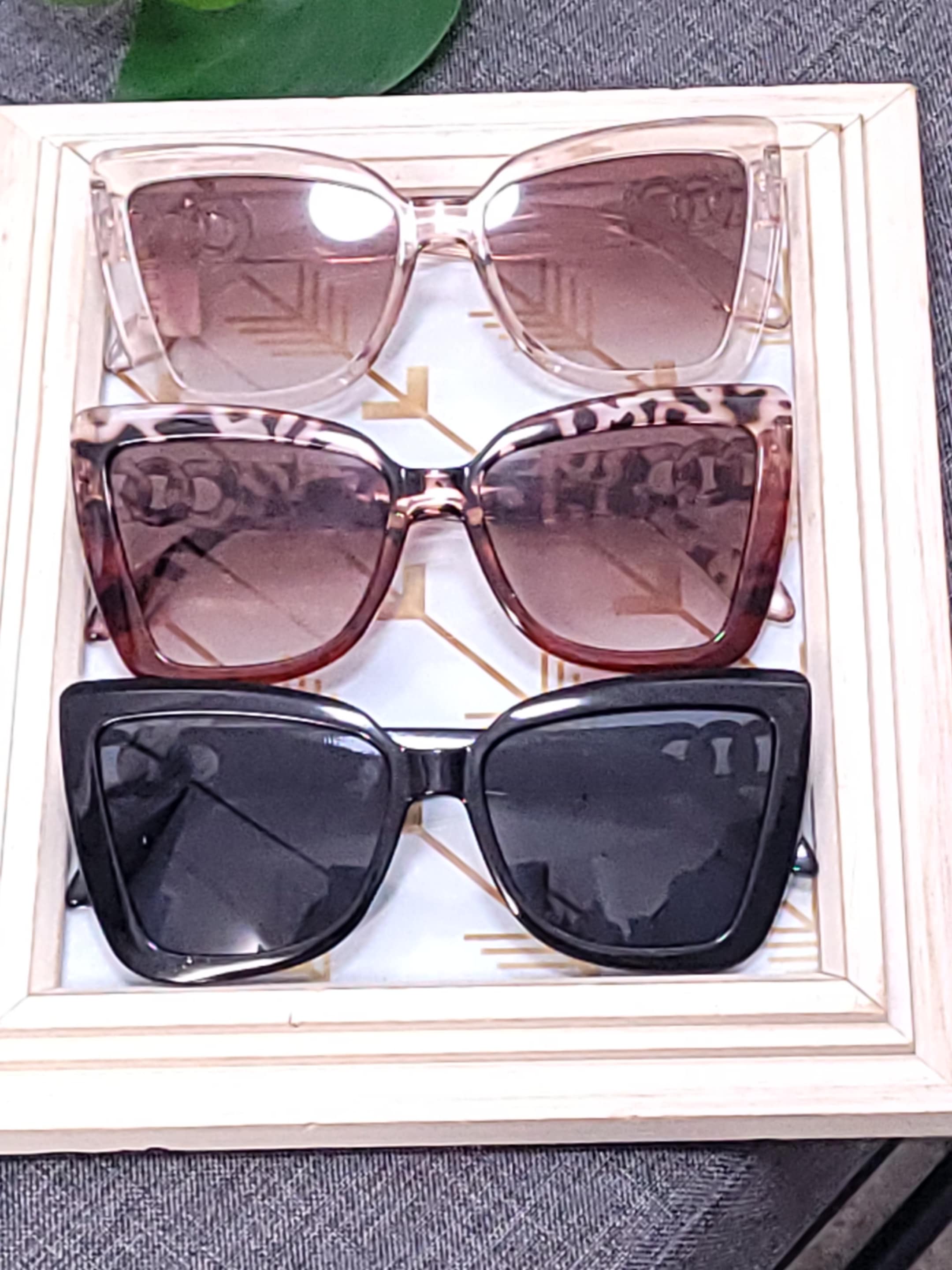 Polarized Cats Eye Sunglasses - Assorted
