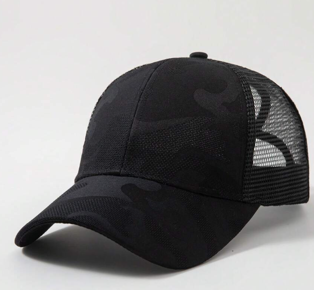 Camo Girl Ponytail Hats - Assorted