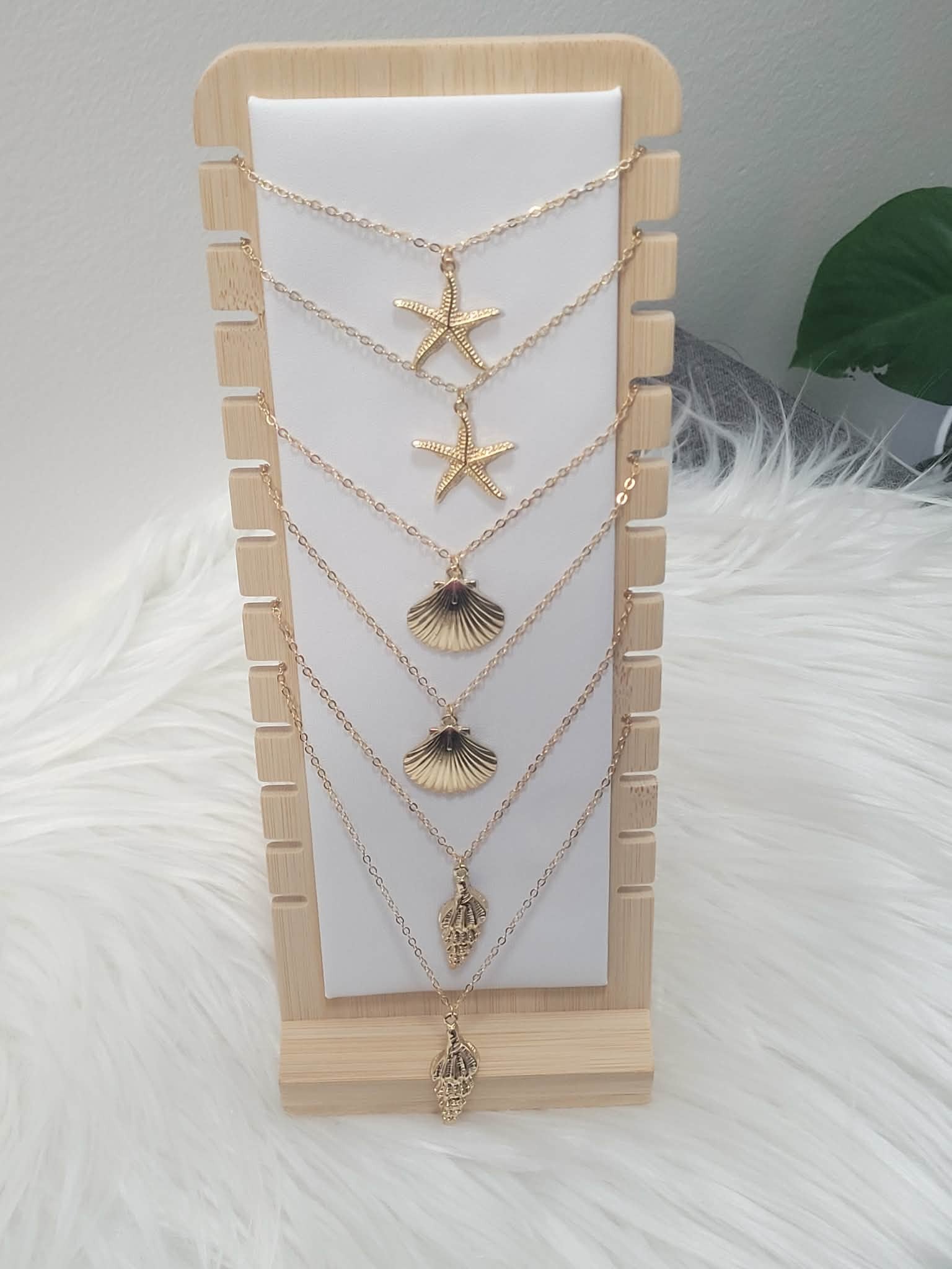 Seaside Charm Gold Necklaces - Assorted