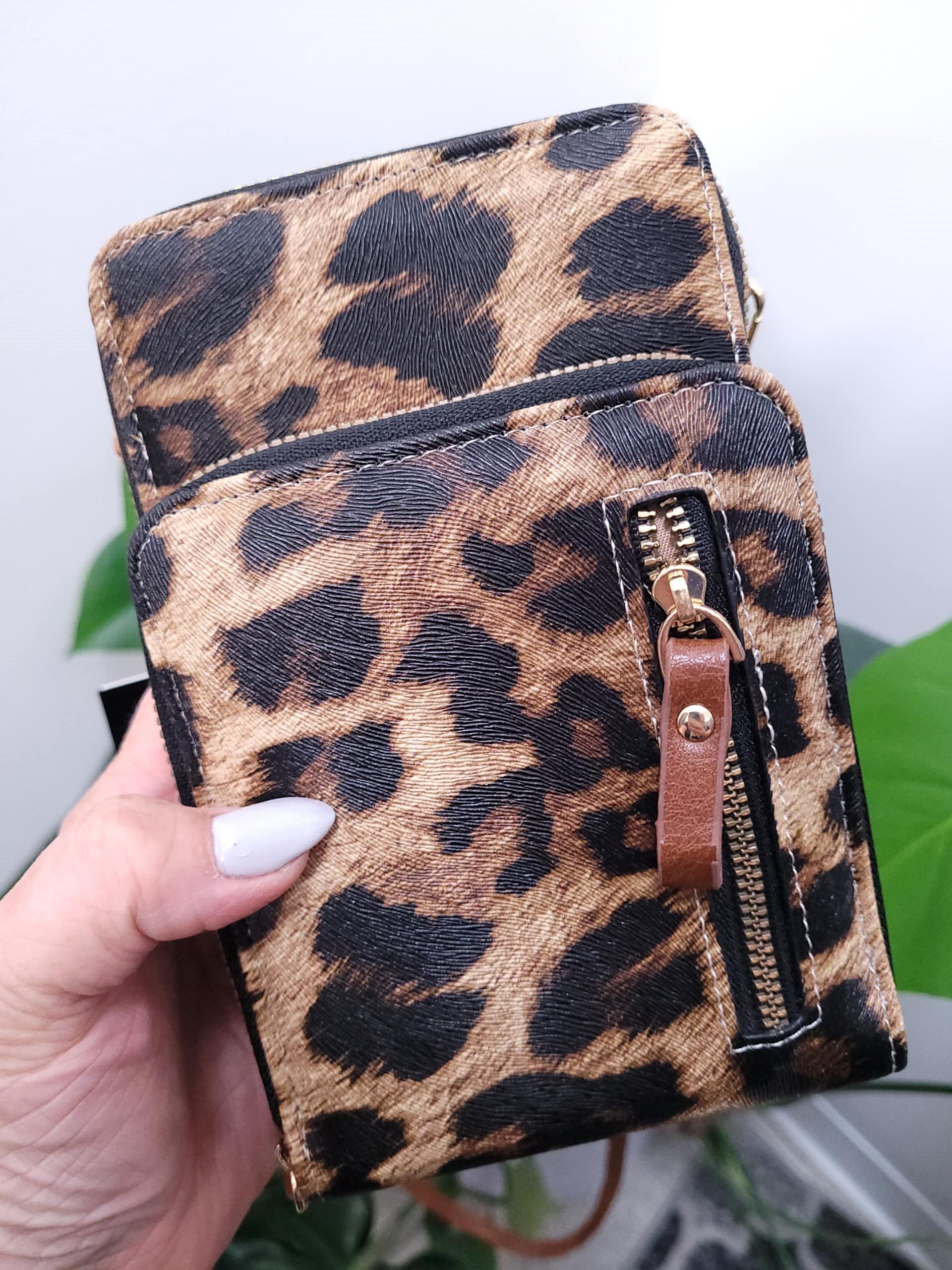 On The Way Out Leopard Crossbody