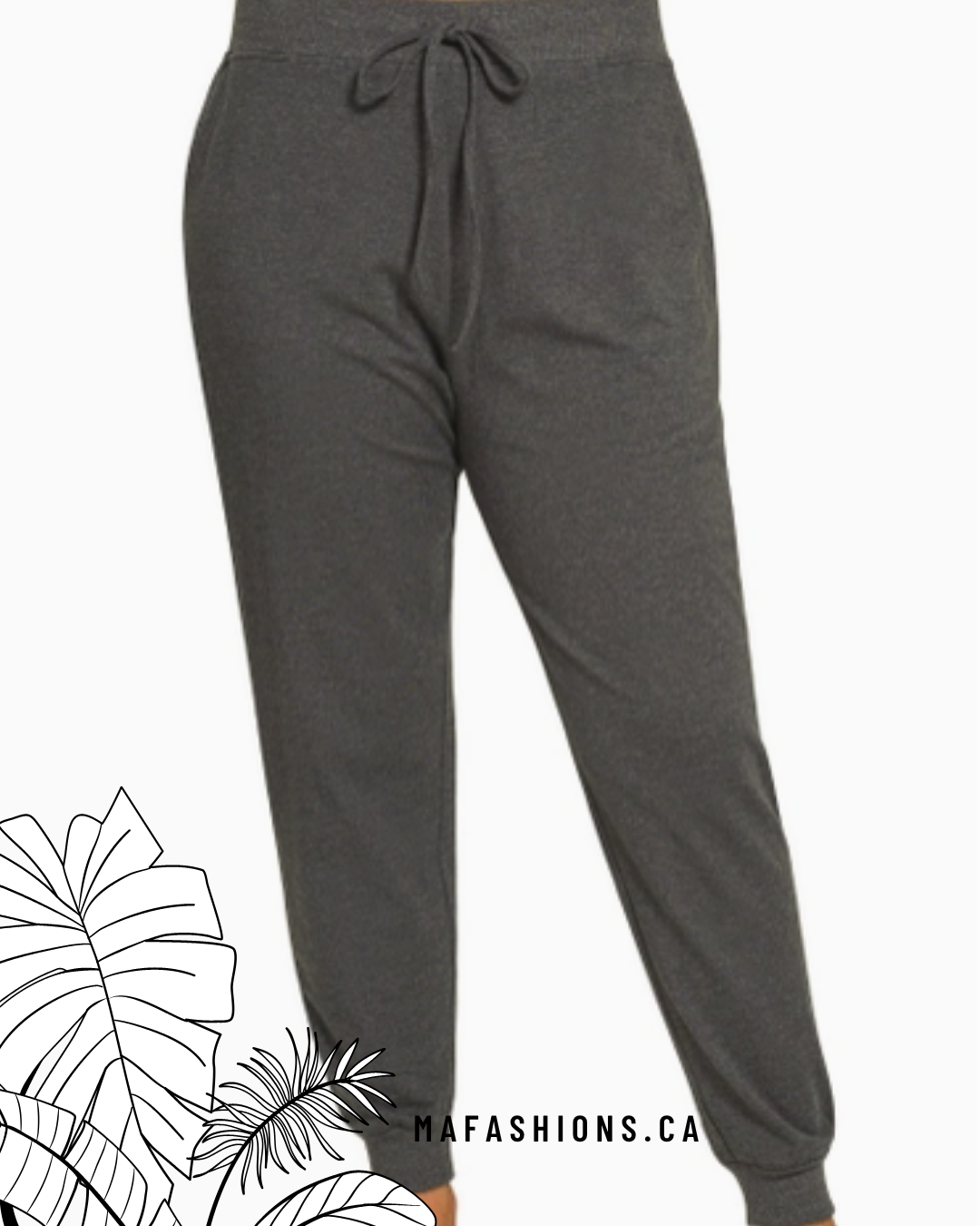 Just My Favorite Charcoal Joggers - Reg/Plus