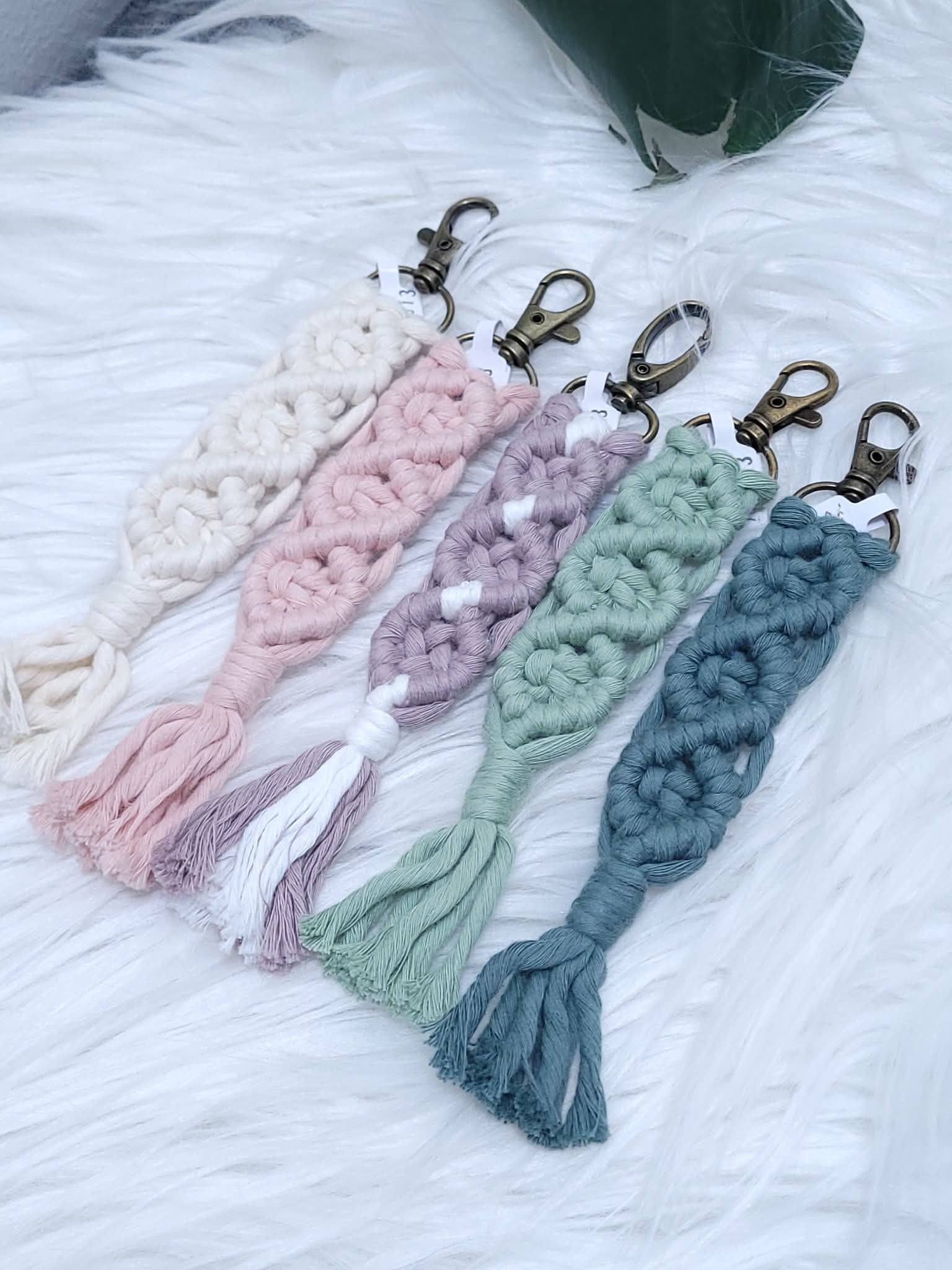 Woven Tassel Keychains - Assorted