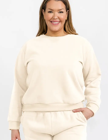 Easy Like Sunday Stone Sweatshirts - Reg/Plus