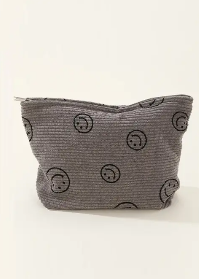 Happy Face Cosmetic Bags - Assorted