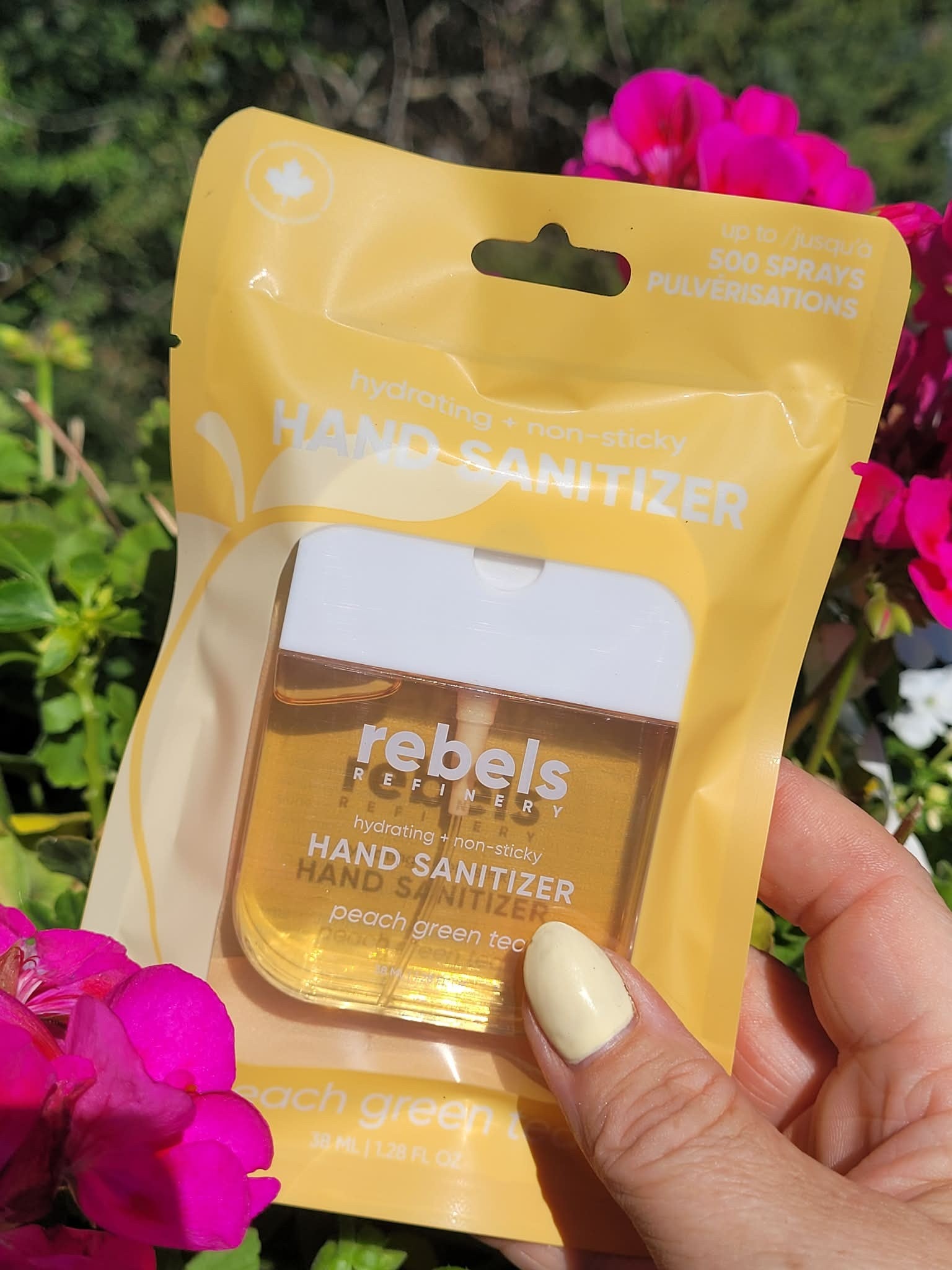 Rebels Refinery Hand Sanitizer - Peach Green Tea