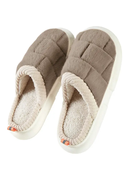 Bubble Brick Fuzzy Slippers - Assorted
