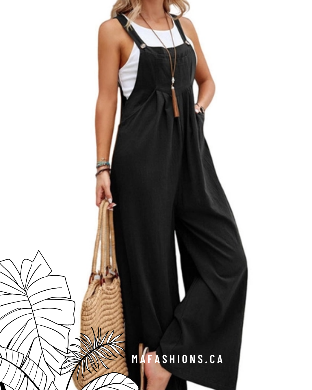 It's The Air Black Jumpsuit