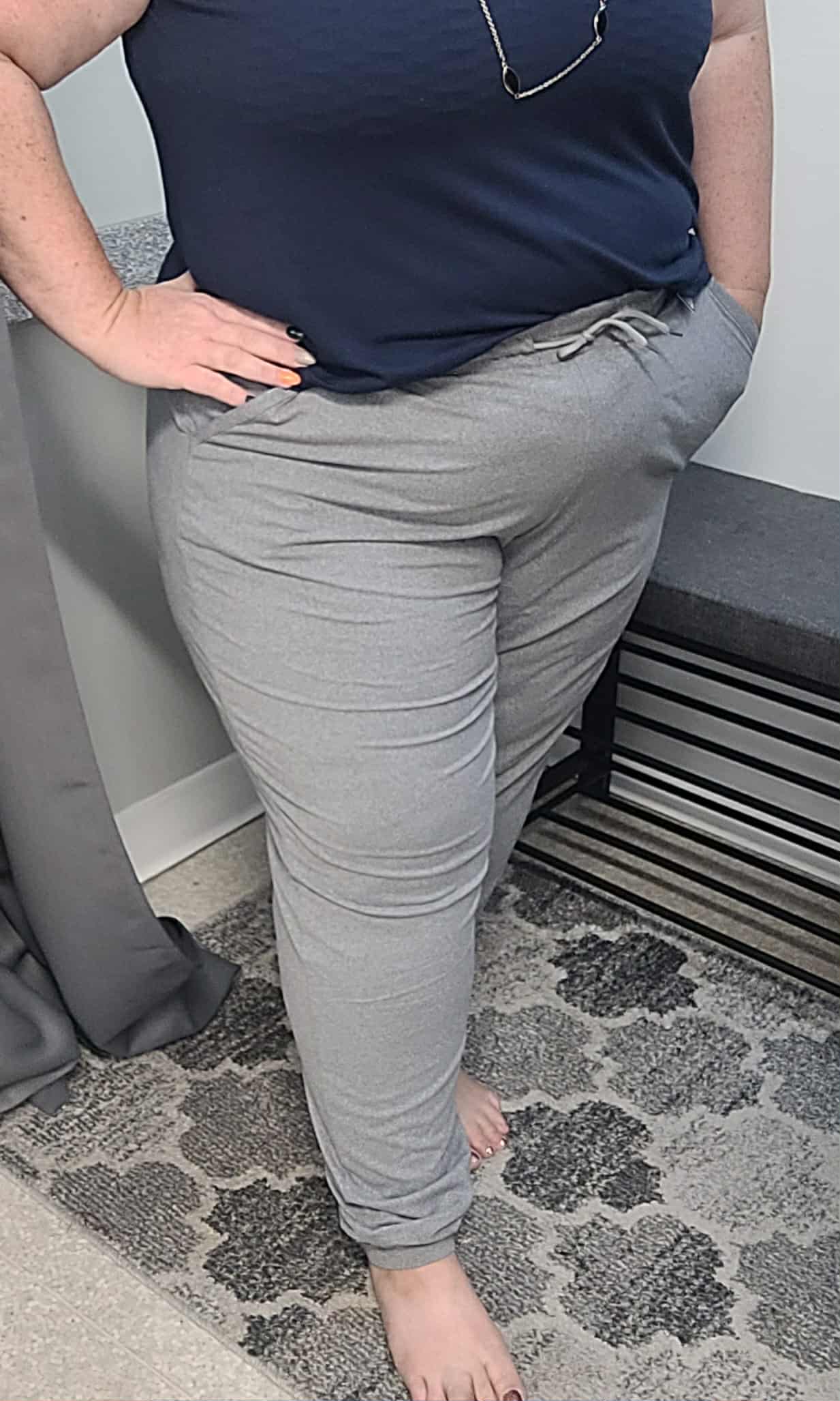 Cozy Habits Grey Joggers - Reg/Plus