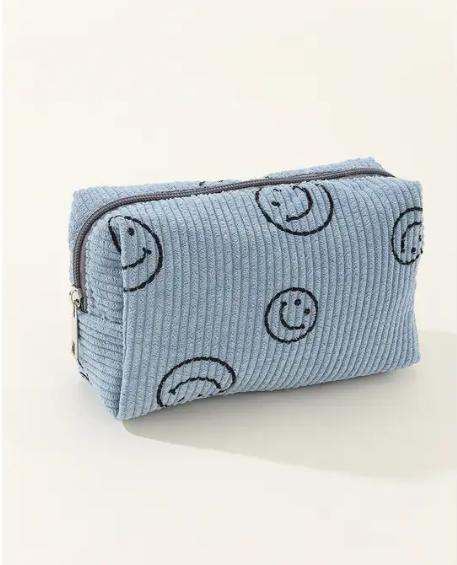 Happy Face Cosmetic Bags - Assorted